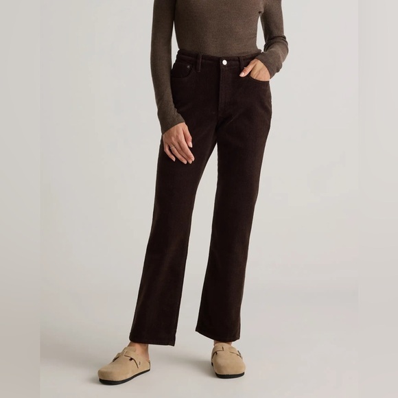 Quince Pants - NWT quince Organic Stretch Corduroy Straight Leg Pants